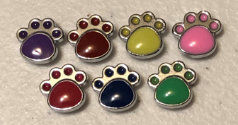 dog paws charm bracelet